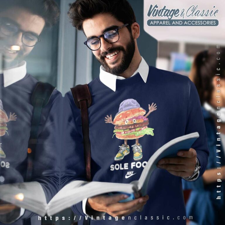 Nike Logo Sole Food Burger Sweatshirt Nike Logo Sole Food Burger Sweatshirt