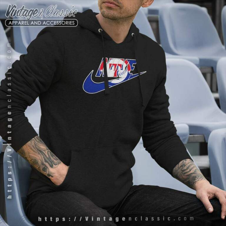 Nike Logo Texas Rangers Hoodie Nike Logo Texas Rangers Hoodie