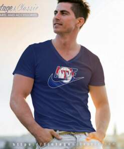 Nike Logo Texas Rangers V Neck TShirt