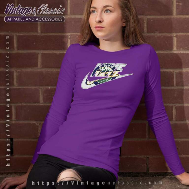Nike Logo Utah Jazz Long Sleeve Tee Nike Logo Utah Jazz Long Sleeve Tee