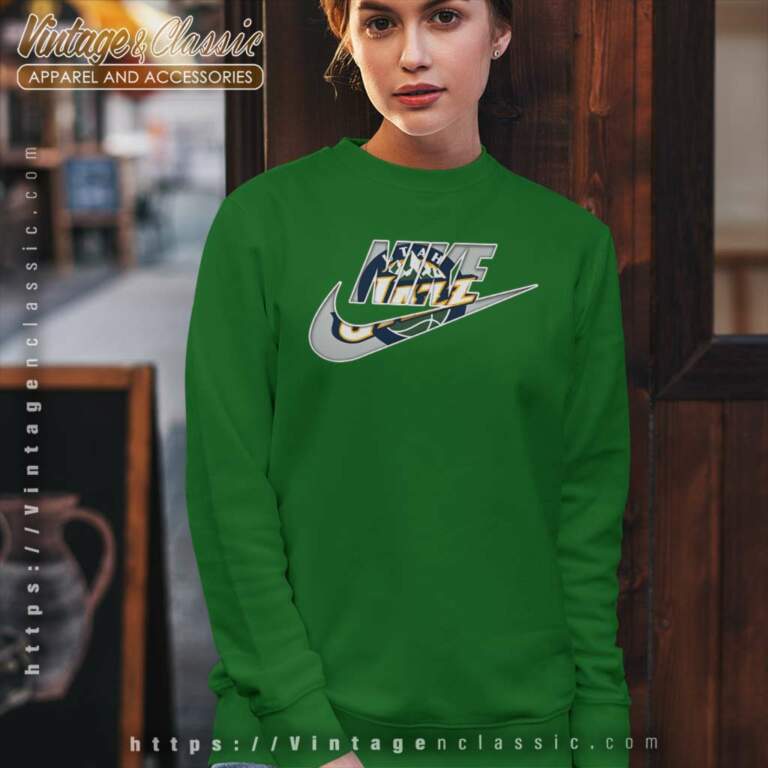 Nike Logo Utah Jazz Sweatshirt Nike Logo Utah Jazz Sweatshirt