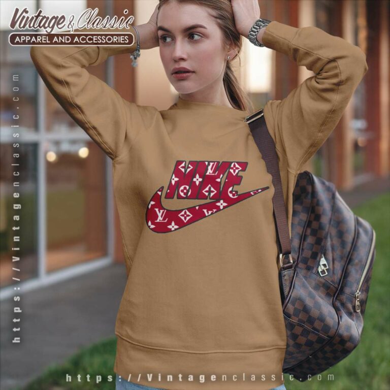 Nike Louis Vuitton Logo Shirt Sweatshirt Nike Louis Vuitton Logo Shirt Sweatshirt