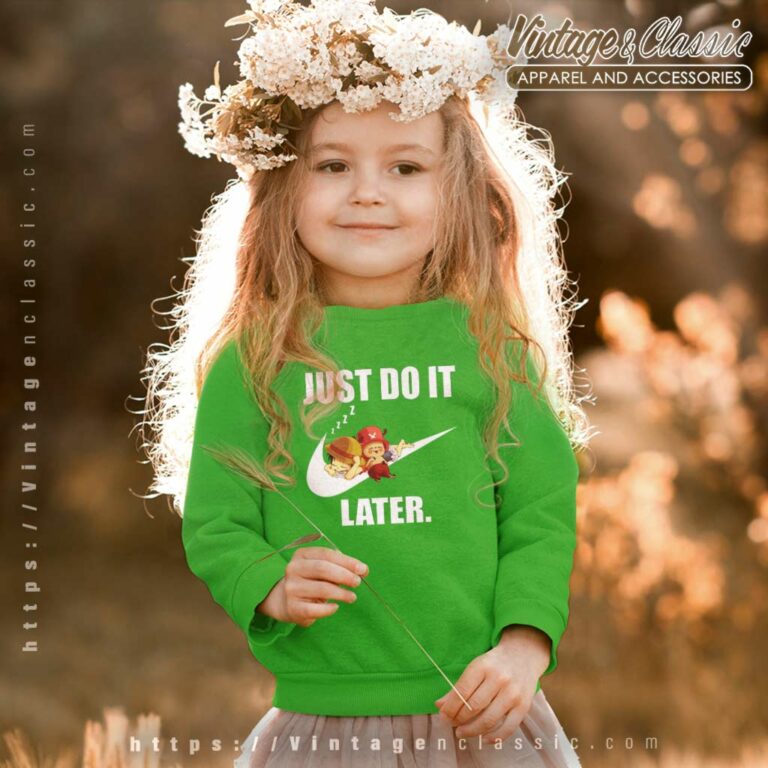 Nike Luffy Chopper Just Do It Later Kids Sweatshirt Nike Luffy Chopper Just Do It Later Kids Sweatshirt