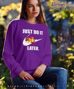 Nike Luffy Chopper Just Do It Later Shirt 4 Nike Luffy Chopper Just Do It Later Sweatshirt