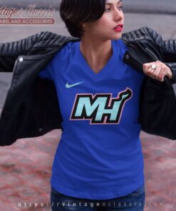 Nike Miami Heat Nike City Edition V Neck TShirt