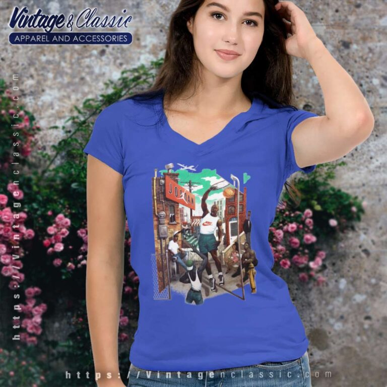 Nike Michael Air Jordan Hoop Heroes V Neck TShirt Nike Michael Air Jordan Hoop Heroes V Neck TShirt