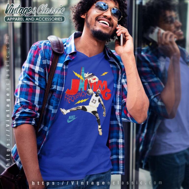 Nike Michael Jordan Jamming Frequency V Neck TShirt Nike Michael Jordan Jamming Frequency V Neck TShirt