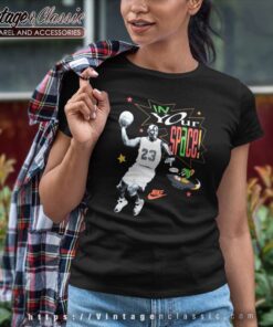 Nike Marvin The Martian Michael Jordan In Your Space Women TShirt
