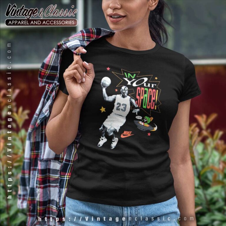 Nike Marvin The Martian Michael Jordan In Your Space Women TShirt Nike Marvin The Martian Michael Jordan In Your Space Women TShirt
