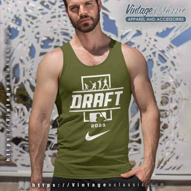 Nike Mlb Draft 2023 Logo Tank Top Racerback Nike Mlb Draft 2023 Logo Tank Top Racerback