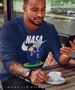 Nike Nasa Rick Morty Funny Sweatshirt