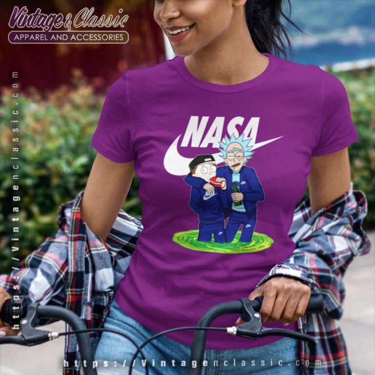 Nike Nasa Rick Morty Funny Women TShirt Nike Nasa Rick Morty Funny Women TShirt