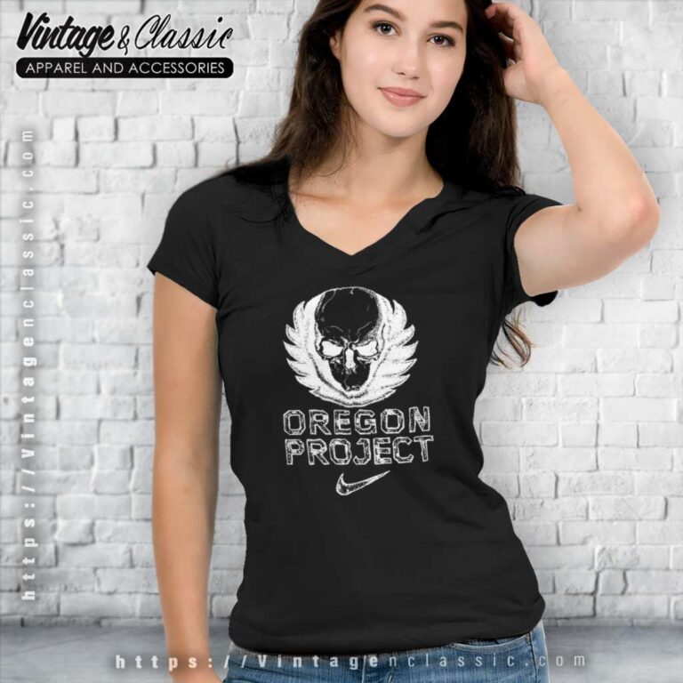 Nike Oregon Project Skull V Neck TShirt Nike Oregon Project Skull V Neck TShirt