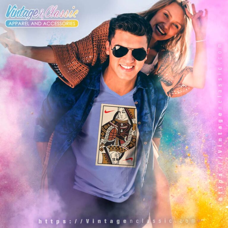 Nike Queen Card Of Swoosh V Neck TShirt Nike Queen Card Of Swoosh V Neck TShirt