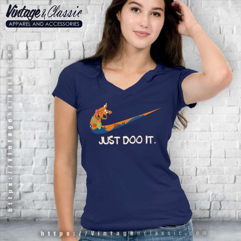Nike Scooby Doo Just Do It V Neck TShirt Nike Scooby Doo Just Do It V Neck TShirt