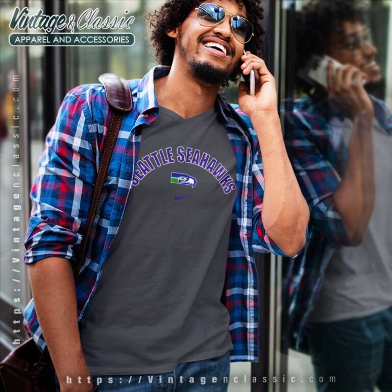 Nike Seattle Seahawks Nfl V Neck TShirt Nike Seattle Seahawks Nfl V Neck TShirt