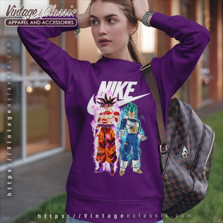 Nike Son Goku And Vegeta Dragon Ball Super Sweatshirt Nike Son Goku And Vegeta Dragon Ball Super Sweatshirt