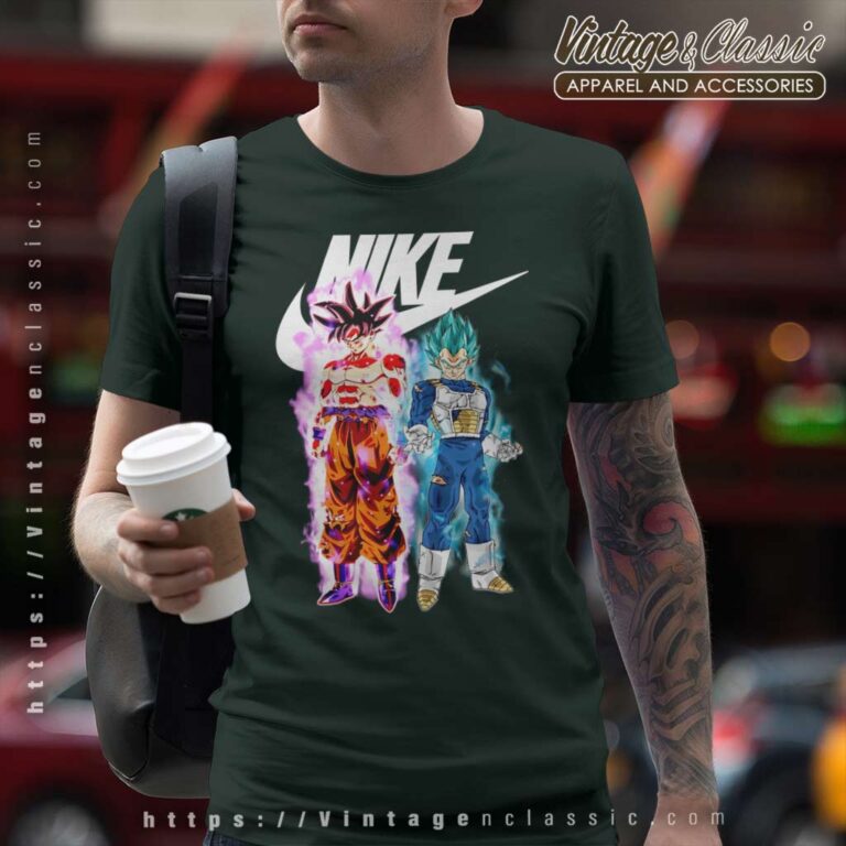 Nike Son Goku And Vegeta Dragon Ball Super T Shirt Nike Son Goku And Vegeta Dragon Ball Super T Shirt