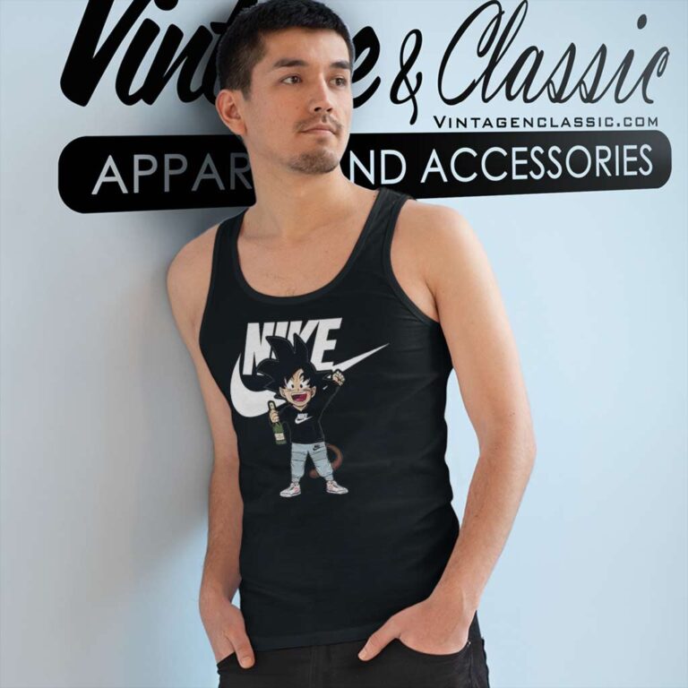 Nike Songoku Dragon Ball Funny Tank Top Racerback Nike Songoku Dragon Ball Funny Tank Top Racerback