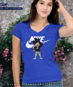 Nike Songoku Dragon Ball Funny V Neck TShirt
