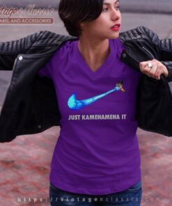 Nike Songoku Just Kamehameha It V Neck TShirt