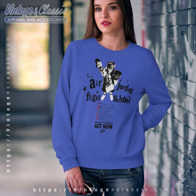 Nike Spike Lee Air Jordan Flight School Michael Jordan Sweatshirt Nike Spike Lee Air Jordan Flight School Michael Jordan Sweatshirt