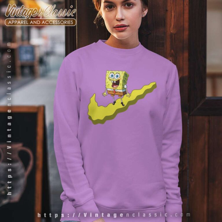 Nike Spongebob Collab Parody Funny Sweatshirt Nike Spongebob Collab Parody Funny Sweatshirt