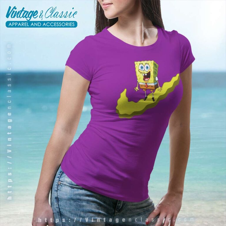 Nike Spongebob Collab Parody Funny Women TShirt Nike Spongebob Collab Parody Funny Women TShirt