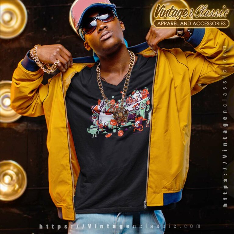 Nike Swoosh Cartoon V Neck TShirt Nike Swoosh Cartoon V Neck TShirt