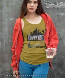Nike Swoosh Logo Fortnite Just Play It Shirt 5 Nike Swoosh Logo Fortnite Just Play It Tank Top Racerback