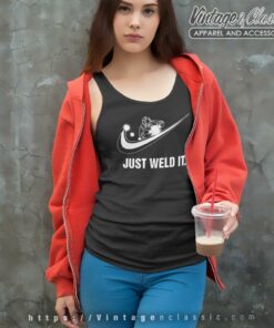 Nike Swoosh Logo Just Weld It Tank Top Racerback