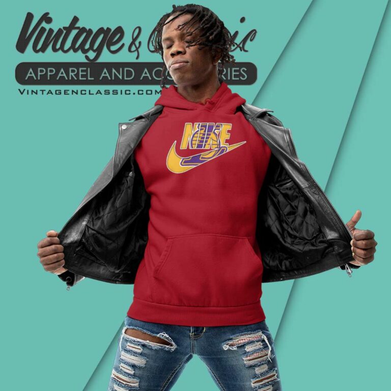 Nike Swoosh Los Angeles Lakers Hoodie Nike Swoosh Los Angeles Lakers Hoodie