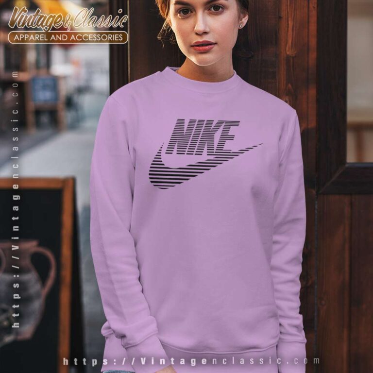 Nike Swoosh Speed Lines Logo Sweatshirt Nike Swoosh Speed Lines Logo Sweatshirt
