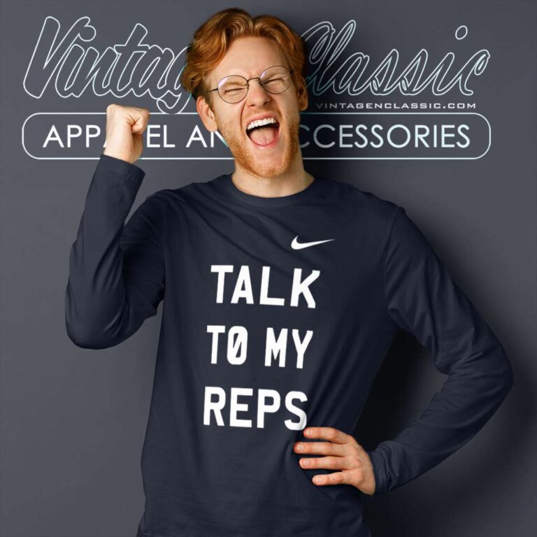 Nike Talk To My Reps Graphic Long Sleeve Tee Nike Talk To My Reps Graphic Long Sleeve Tee