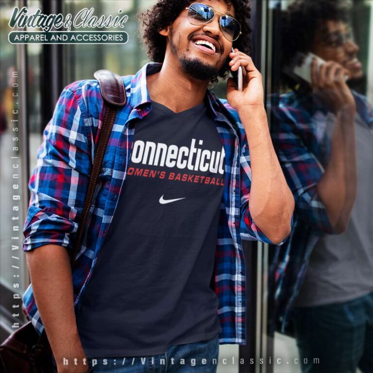 Nike Uconn Connecticut Womens Basketball V Neck TShirt Nike Uconn Connecticut Womens Basketball V Neck TShirt