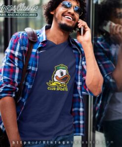 Nike University Of Oregon Ducks Club Sports V Neck TShirt