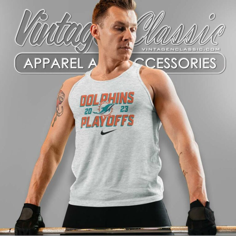 Nike X Miami Dolphins 2023 Playoffs Nfl Tank Top Racerback Nike X Miami Dolphins 2023 Playoffs Nfl Tank Top Racerback