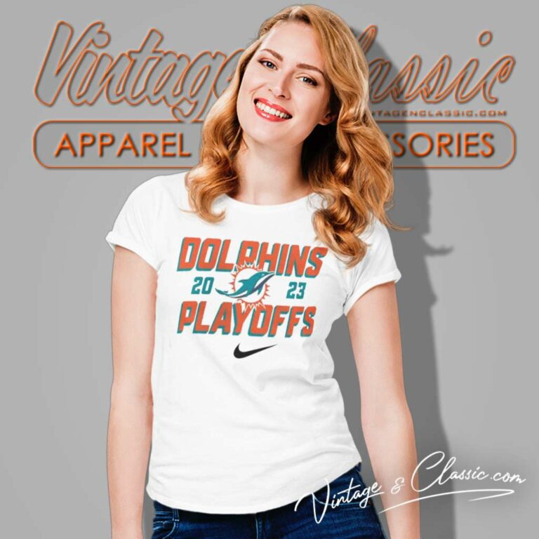 Nike X Miami Dolphins 2023 Playoffs Nfl Women TShirt Nike X Miami Dolphins 2023 Playoffs Nfl Women TShirt