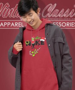 Nike X The Grinch Santa Christmas Parody Nike X The Grinch Santa Christmas Parody Hoodie