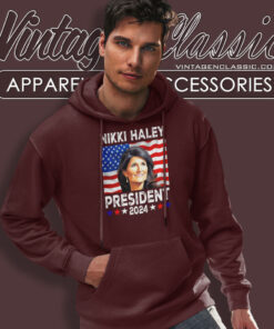Nikki Haley President Flag Hoodie