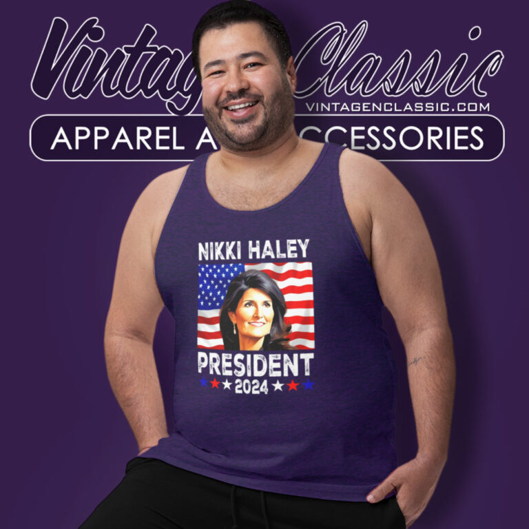 Nikki Haley President Flag Tank Top Racerback Nikki Haley President Flag Tank Top Racerback