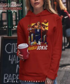 Nikola Jokic Art Nba Player Hoodie