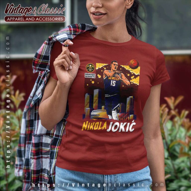 Nikola Jokic Art Nba Player Women TShirt Nikola Jokic Art Nba Player Women TShirt