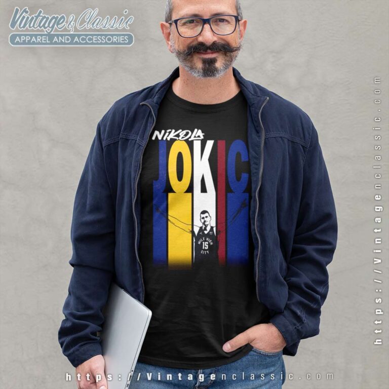 Nikola Jokic Color Stripes Nba Long Sleeve Tee Nikola Jokic Color Stripes Nba Long Sleeve Tee