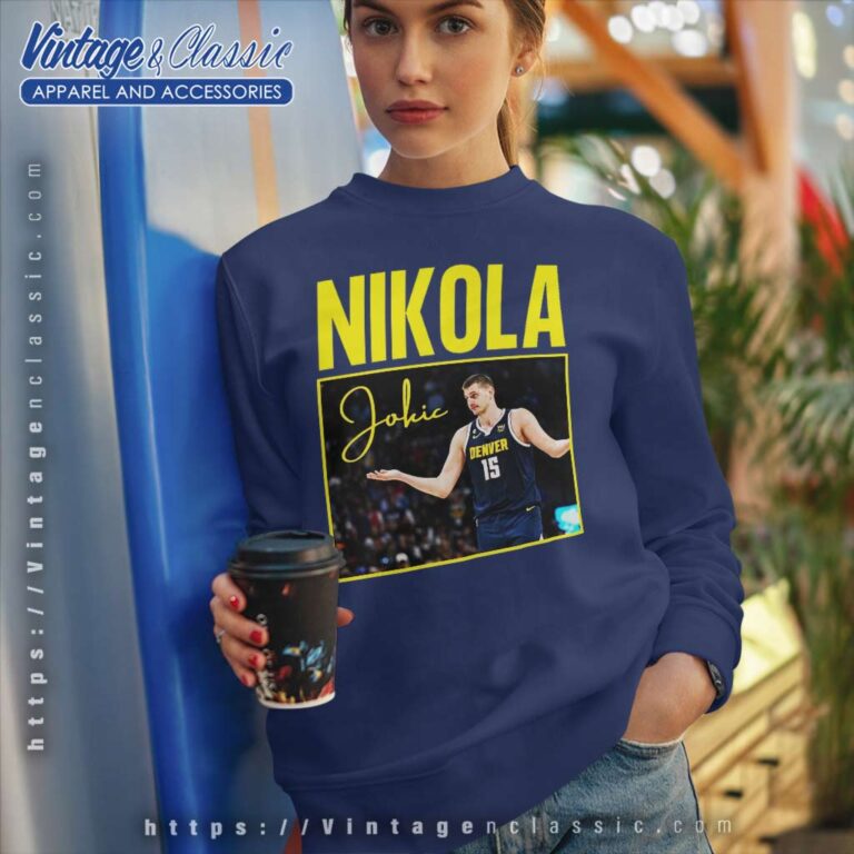 Nikola Jokic Denver Nuggets Sweatshirt Nikola Jokic Denver Nuggets Sweatshirt