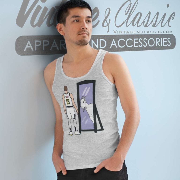 Nikola Jokic Mirror Goat Tank Top Racerback Nikola Jokic Mirror Goat Tank Top Racerback