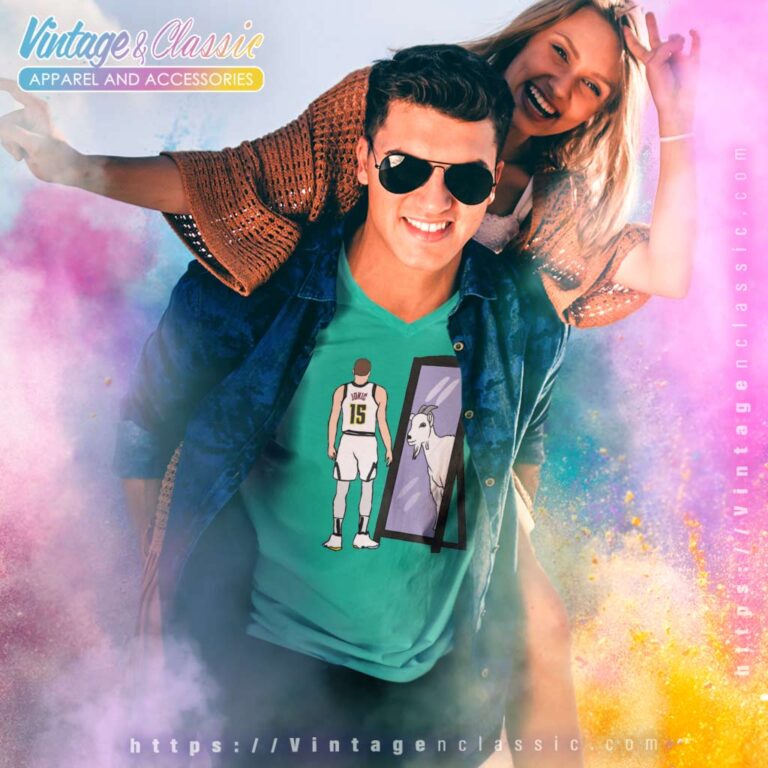 Nikola Jokic Mirror Goat V Neck TShirt Nikola Jokic Mirror Goat V Neck TShirt