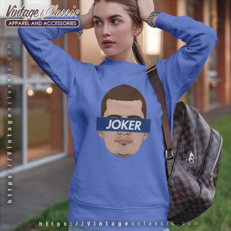 Nikola Jokic The Joker Denver Basketball Sports Sweatshirt Nikola Jokic The Joker Denver Basketball Sports Sweatshirt