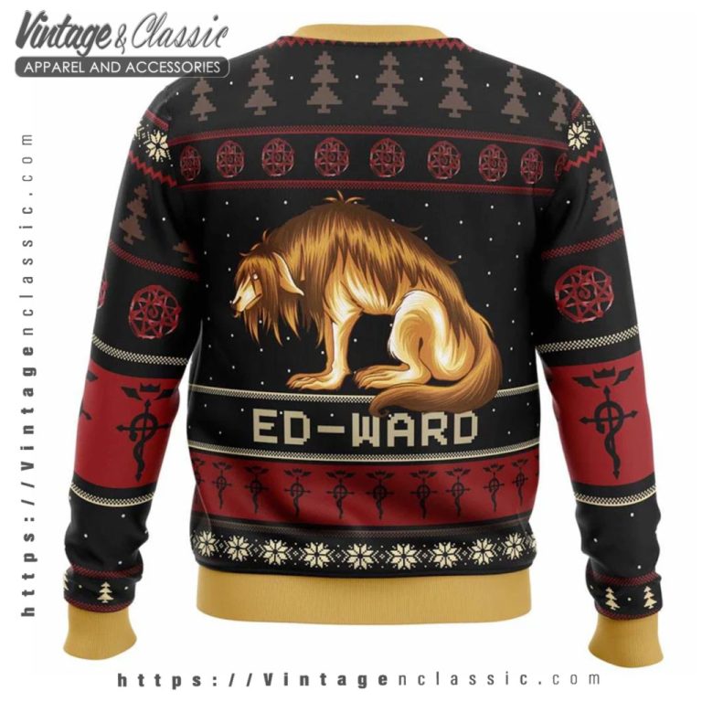 Nina Tucker Edward Ugly Christmas Sweater back Ugly Sweater Nina Tucker Edward Ugly Christmas Sweater back Ugly Sweater