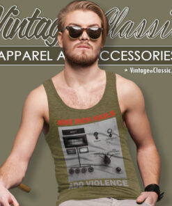 Nine Inch Nails Add Violence Tank Top Racerback